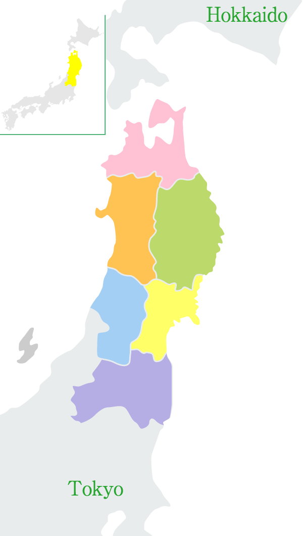 TOHOKU MAP