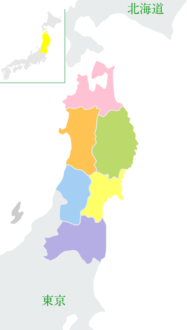 東北地図